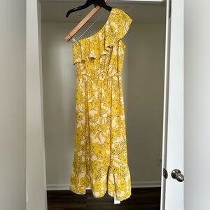 NWT - Cupshe One Shoulder Ruffle Dress - Size Small